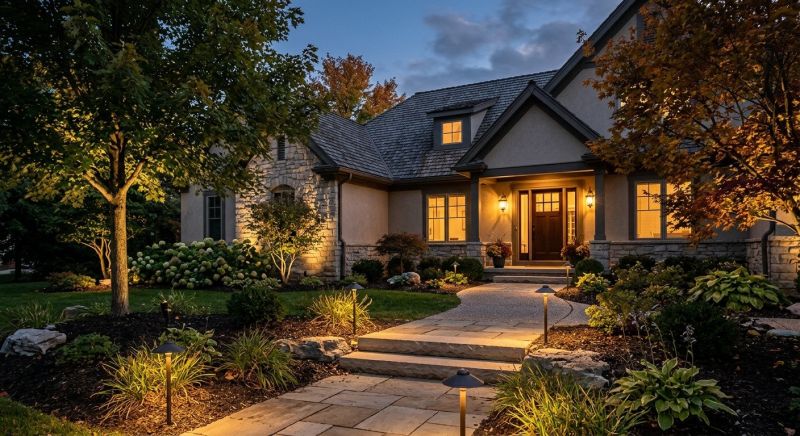 Garden Lighting Installation in Olathe, KS