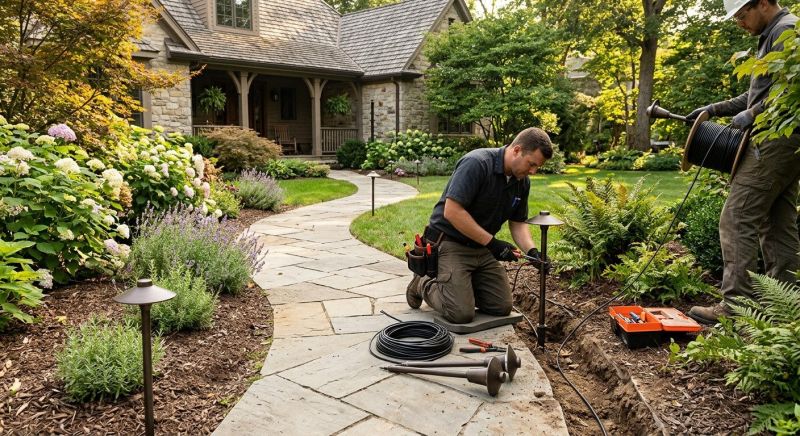 Walkway Lighting Installation in Denver, CO